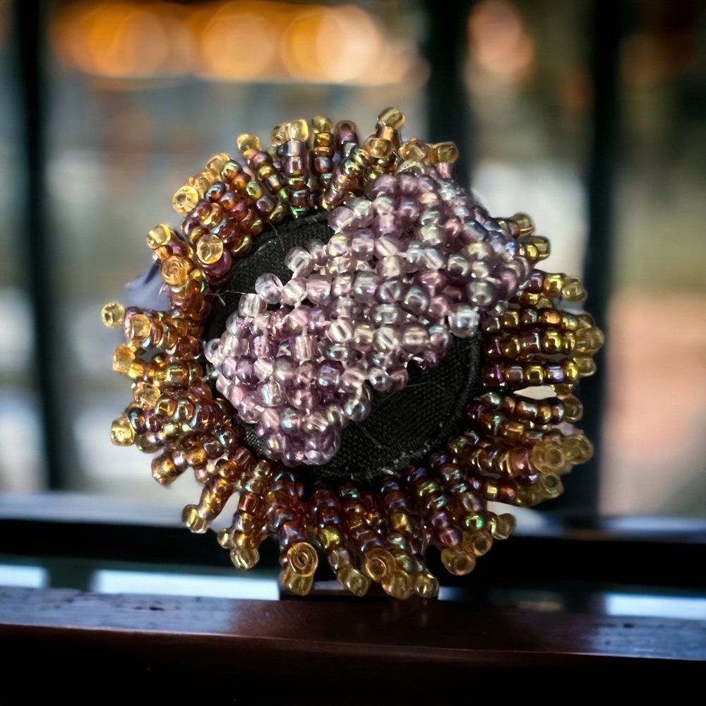 💖 Beautiful Handmade Beaded Ring 💖